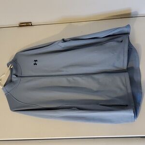 Under Armour lite blue zip up jacket XXL